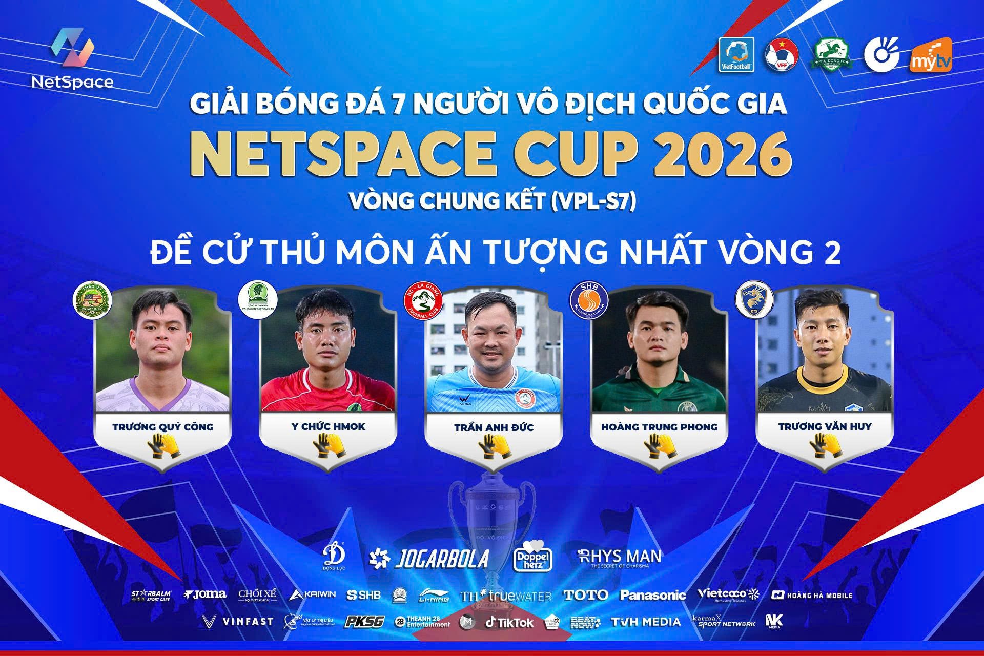 Bình chọn thủ môn ấn tượng vòng 2 VCK (VPL-S7)
